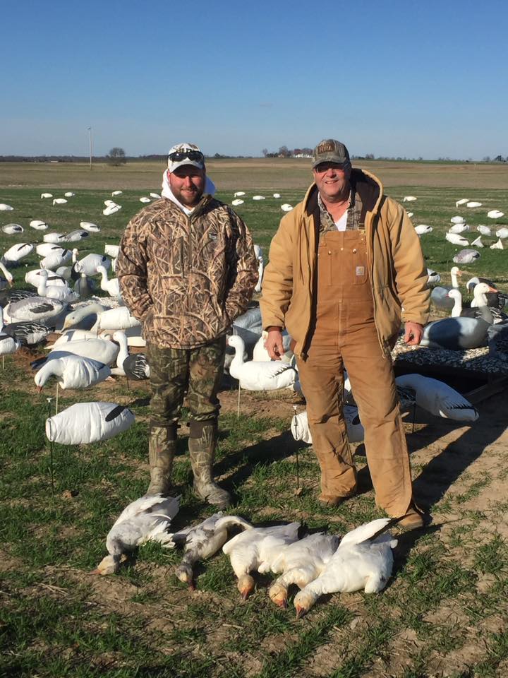 snow geese hunting in the spring